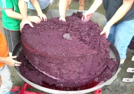 emptying the pressings